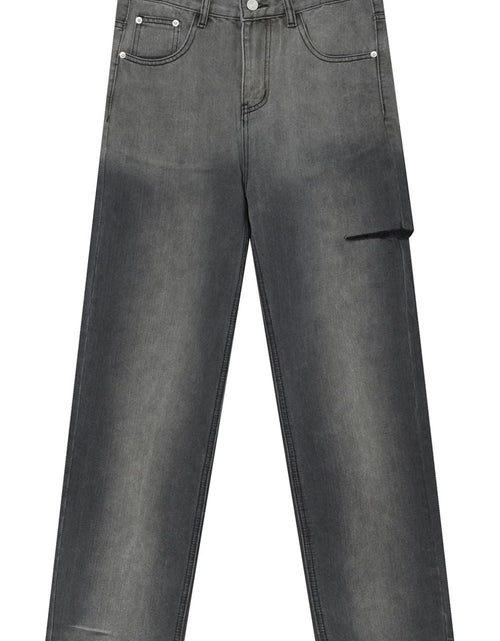 Load image into Gallery viewer, Wide Straight Men's Jeans with Pockets
