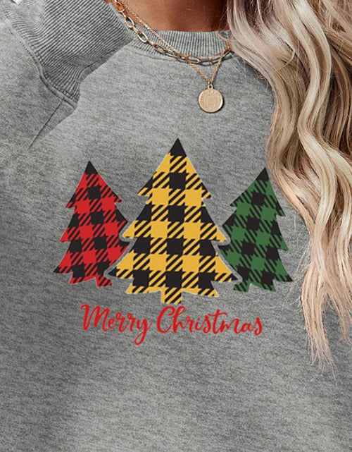 Load image into Gallery viewer, MERRY CHRISTMAS Dropped Shoulder Sweatshirt
