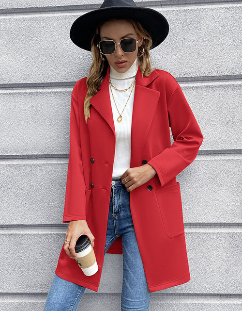Load image into Gallery viewer, Ivy Lane Lapel Collar Long Sleeve Blazer
