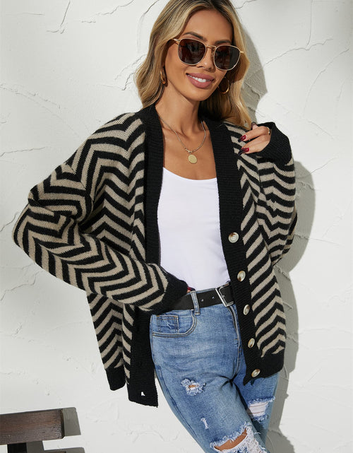 Load image into Gallery viewer, Angel Wings V-Neck Button-Down Cardigan
