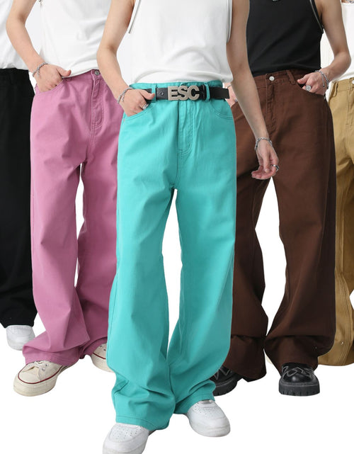 Load image into Gallery viewer, Mid Rise Baggy Men's Jeans
