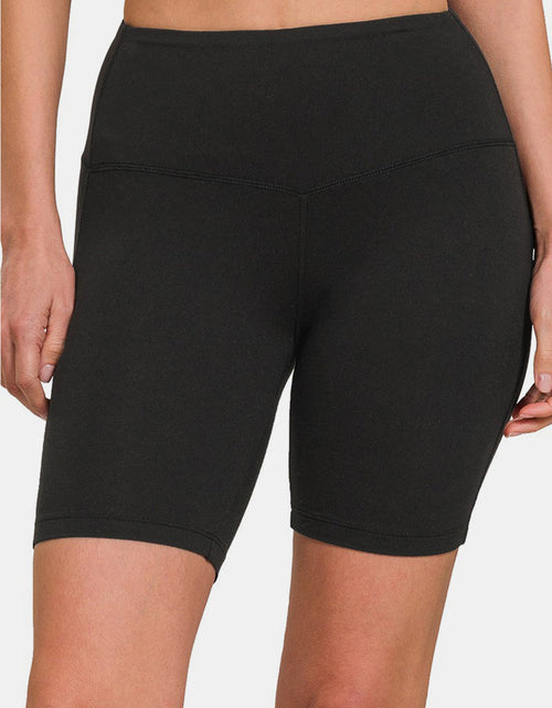 Load image into Gallery viewer, Zenana High Waist Active Shorts

