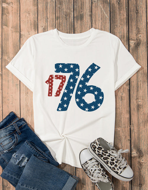 Load image into Gallery viewer, 1776 Round Neck Short Sleeve T-Shirt
