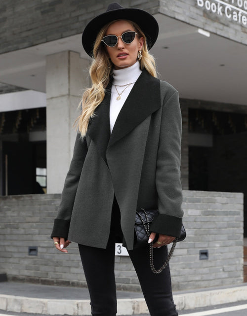 Load image into Gallery viewer, Open Front Long Sleeve Jacket
