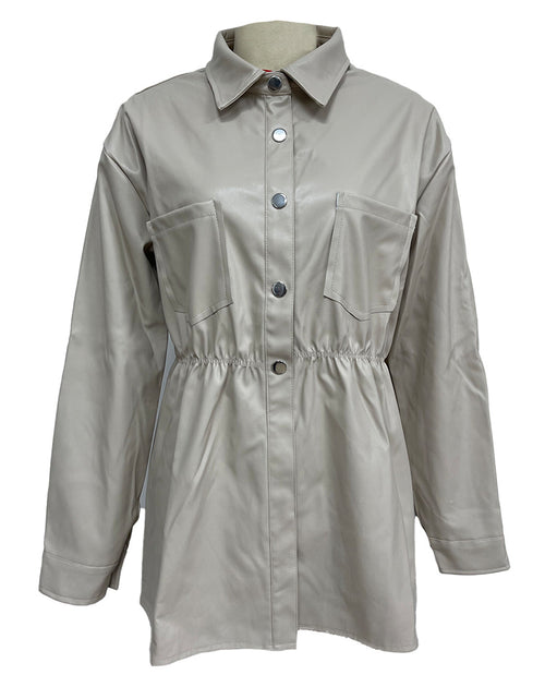 Load image into Gallery viewer, Snap Down Collared Jacket
