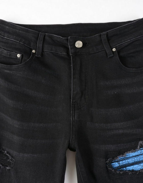 Load image into Gallery viewer, Men's Distressed Skinny Jeans
