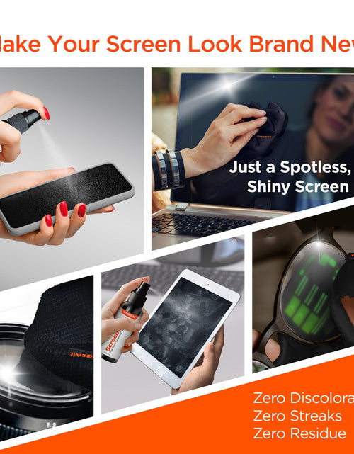 Load image into Gallery viewer, HyperGear ScreenWhiz 3-in-1 Screen Cleaning Kit w Cloth &amp; Solution (15587-HYP) by Jupiter Gear Home
