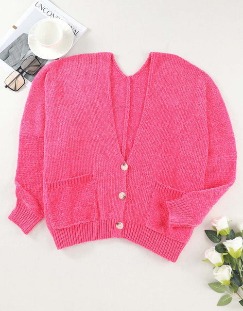 Load image into Gallery viewer, Button Down Cardigan with Pockets
