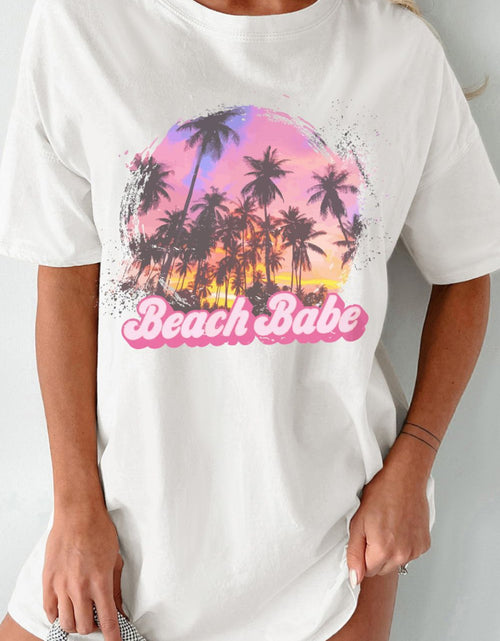 Load image into Gallery viewer, Graphic Round Neck Half Sleeve T-Shirt

