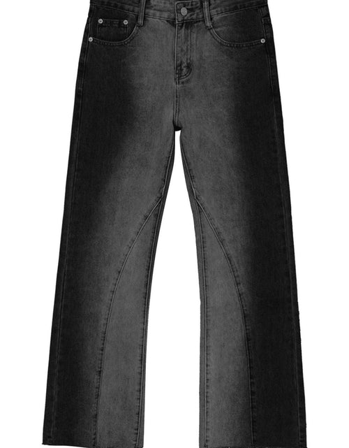 Load image into Gallery viewer, Frayed Hem Jeans with Pockets
