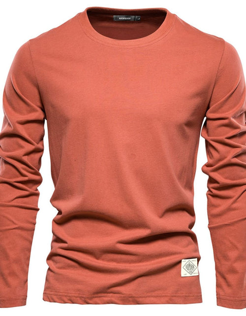 Load image into Gallery viewer, Men's Round Neck Long Sleeve T-Shirt
