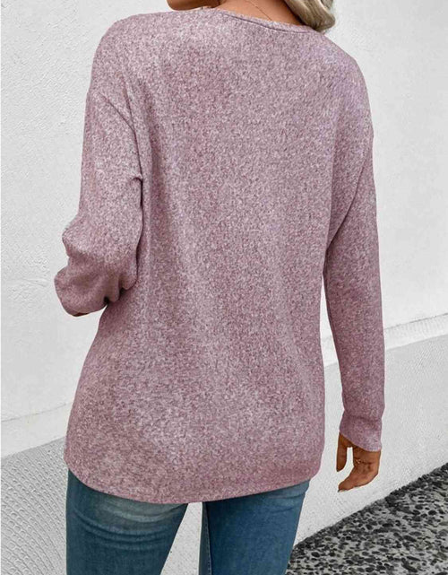 Load image into Gallery viewer, Round Neck Long Sleeve T-Shirt
