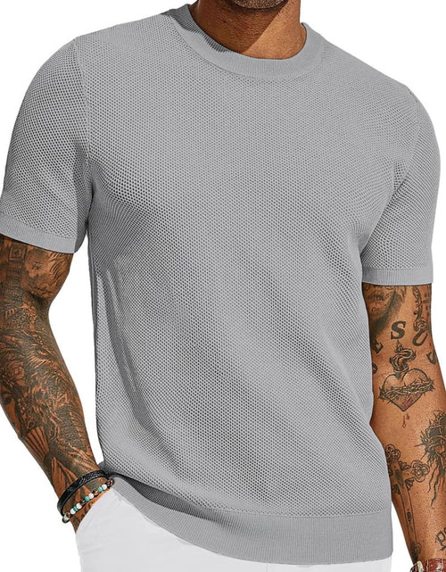 Load image into Gallery viewer, Men's Full Size Round Neck Short Sleeve T-Shirt Plus Size
