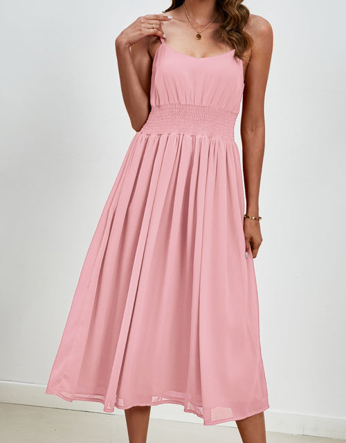 Load image into Gallery viewer, Scoop Neck Midi Cami Dress
