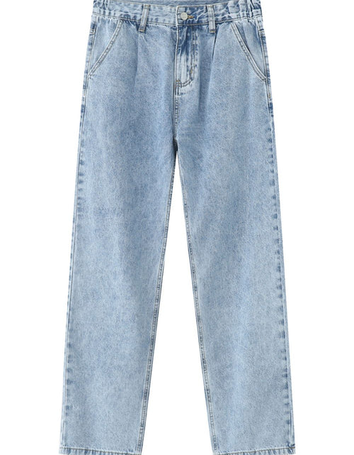 Load image into Gallery viewer, Mid Rise Baggy Jeans with Pockets

