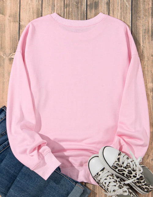 Load image into Gallery viewer, Ghost &amp; Bow Round Neck Long Sleeve Sweatshirt
