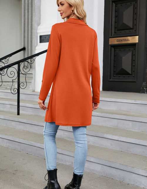 Load image into Gallery viewer, Long Sleeve Open Front Cardigan
