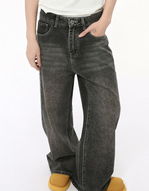 Load image into Gallery viewer, Wide Leg Men's Jeans with Pockets
