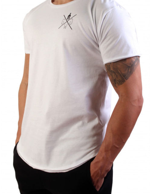 Load image into Gallery viewer, Men's Plus Size Graphic Round Neck Short Sleeve T-Shirt
