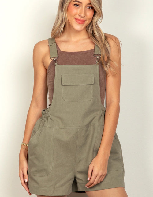 Load image into Gallery viewer, VERY J Adjustable Suspender Overalls with Pockets
