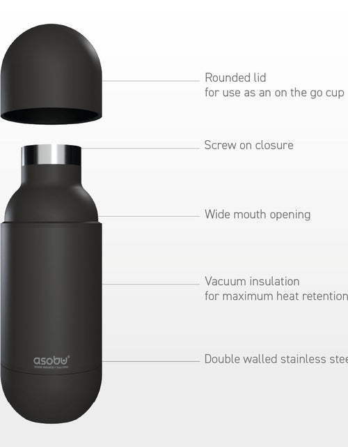 Load image into Gallery viewer, Black Orb Bottle by ASOBU®
