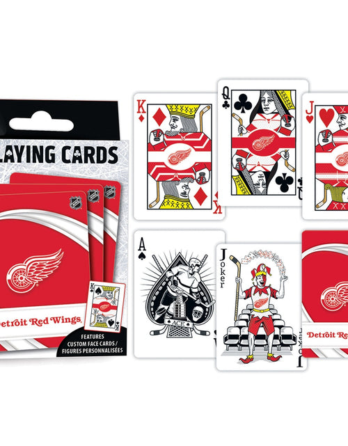 Load image into Gallery viewer, Detroit Red Wings Playing Cards - 54 Card Deck by MasterPieces Puzzle Company INC

