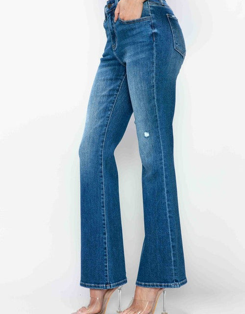 Load image into Gallery viewer, bytos Full Size High Rise Bootcut Jeans with Pockets
