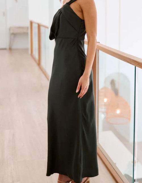 Load image into Gallery viewer, Single Shoulder Sleeveless Maxi Dress
