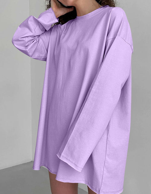 Load image into Gallery viewer, Round Neck Long Sleeve T-Shirt
