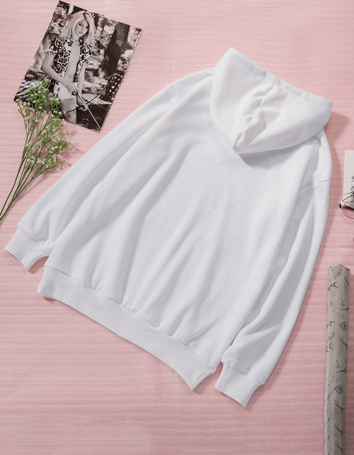 Load image into Gallery viewer, Dropped Shoulder Kangaroo Pocket Hoodie
