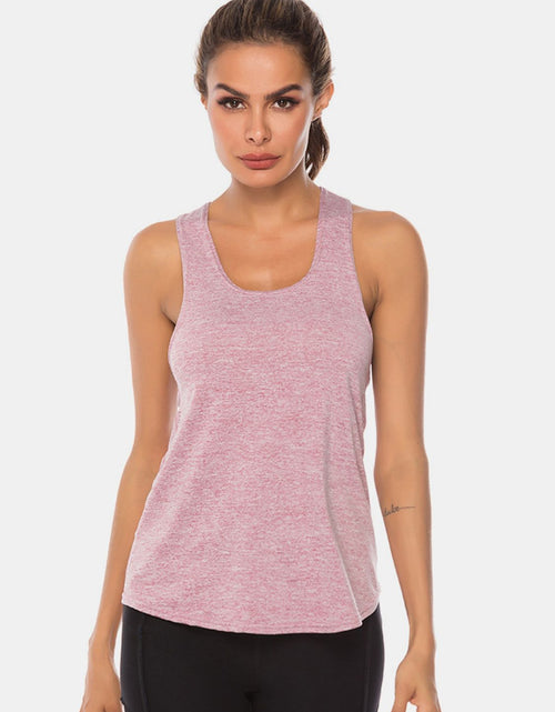 Load image into Gallery viewer, Full Size Scoop Neck Wide Strap Active Tank
