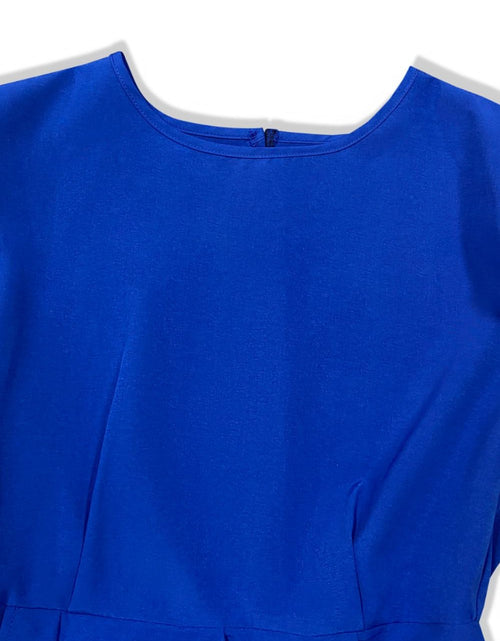 Load image into Gallery viewer, Round Neck Cap Sleeve Dress
