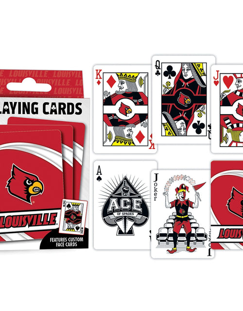 Load image into Gallery viewer, Louisville Cardinals Playing Cards - 54 Card Deck by MasterPieces Puzzle Company INC
