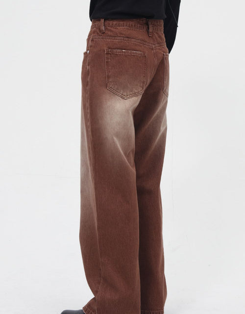 Load image into Gallery viewer, Wide Straight Jeans with Pockets
