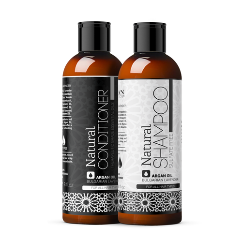 Load image into Gallery viewer, Argan Sulfate Free Shampoo and Conditioner Bundle, 2 pc by Morgan Cosmetics
