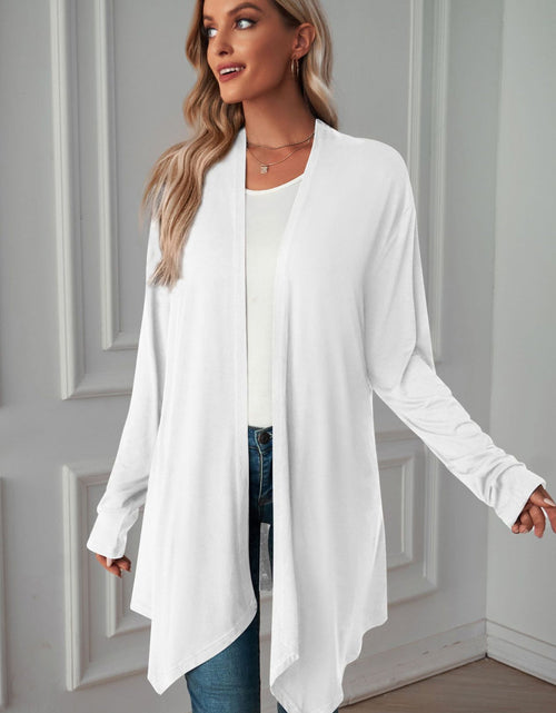 Load image into Gallery viewer, Open Front Long Sleeve Cardigan
