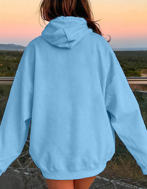 Load image into Gallery viewer, Drawstring Dropped Shoulder Hoodie
