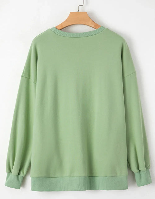 Load image into Gallery viewer, Round Neck Long Sleeve Sweatshirt
