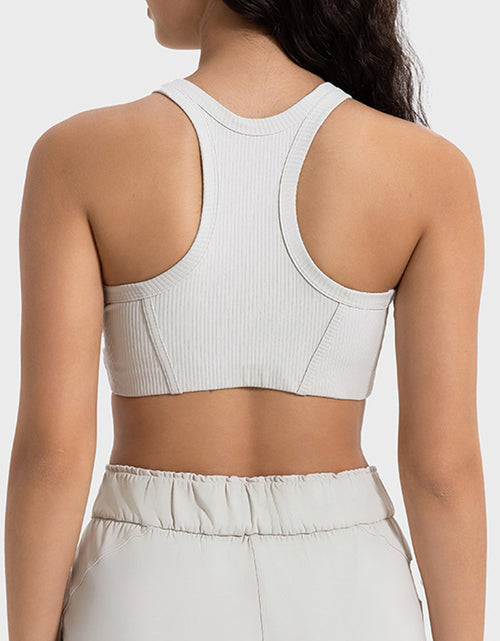 Load image into Gallery viewer, Millennia Wide Strap Cropped Sport Tank
