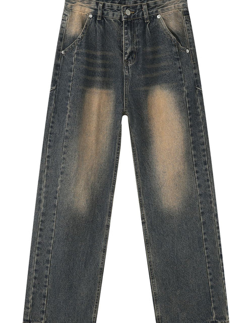 Load image into Gallery viewer, Wide Leg Men's Jeans with Pockets
