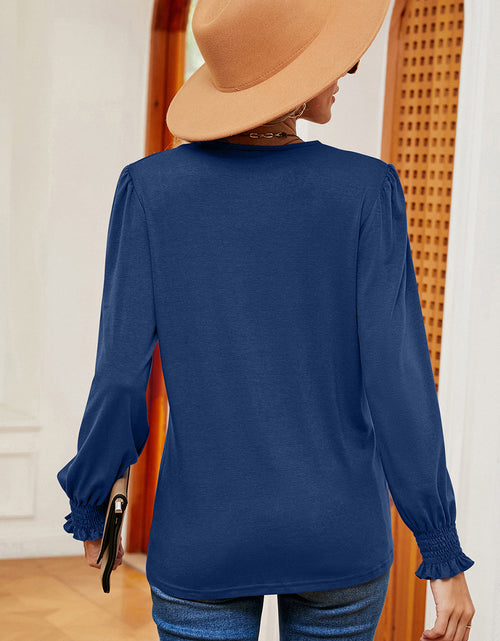 Load image into Gallery viewer, V-Neck Long Sleeve T-Shirt
