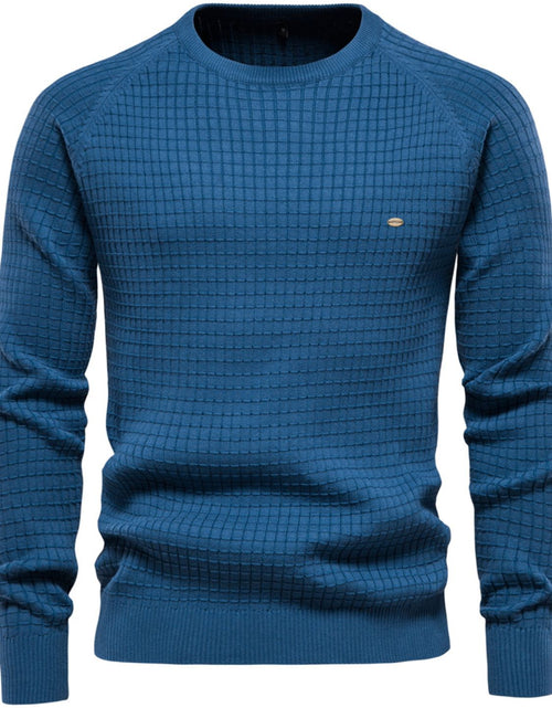 Load image into Gallery viewer, Texture Round Neck Long Sleeve Sweater
