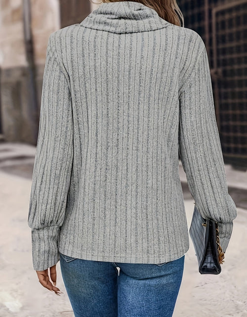 Load image into Gallery viewer, Turtleneck Long Sleeve T-Shirt
