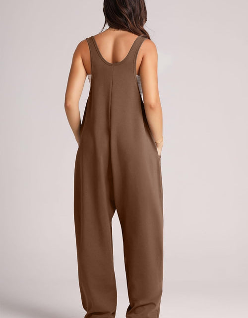 Load image into Gallery viewer, Lovelet Wide Strap Jumpsuit with Pockets
