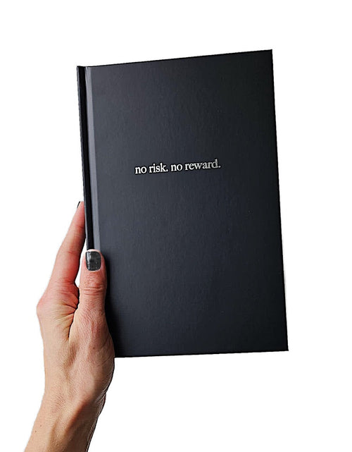 Load image into Gallery viewer, No Risk No Reward :: Hardbound Journal by Effie's Paper
