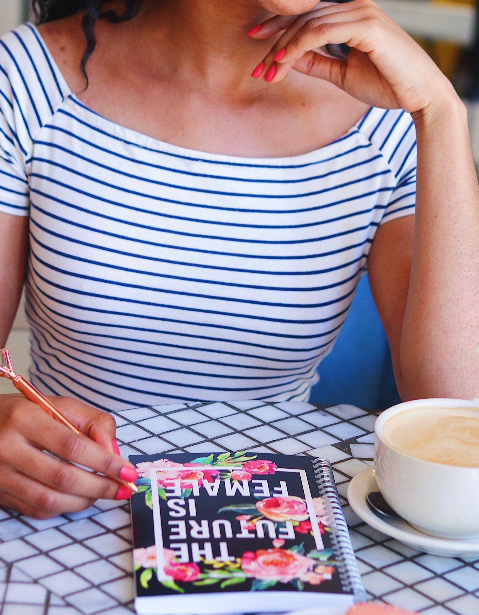 The Future Is Female :: Spiral Notebook by Effie's Paper