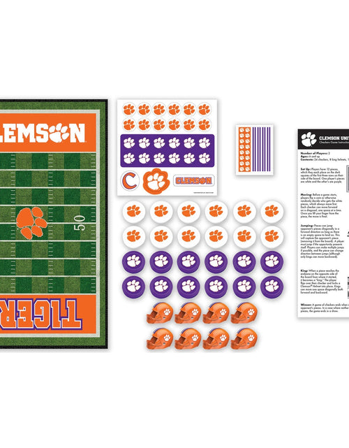 Load image into Gallery viewer, Clemson Tigers Checkers Board Game by MasterPieces Puzzle Company INC

