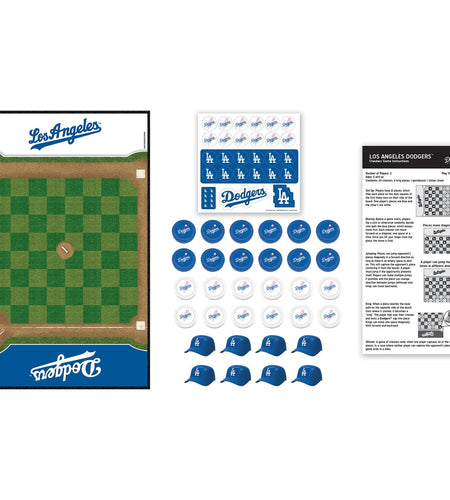 Los Angeles Dodgers Checkers Board Game by MasterPieces Puzzle Company INC