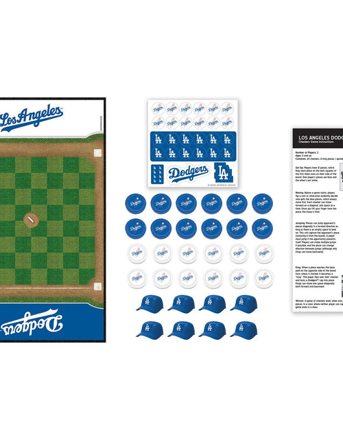 Load image into Gallery viewer, Los Angeles Dodgers Checkers Board Game by MasterPieces Puzzle Company INC
