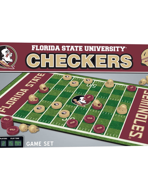 Load image into Gallery viewer, Florida State Seminoles Checkers Board Game by MasterPieces Puzzle Company INC
